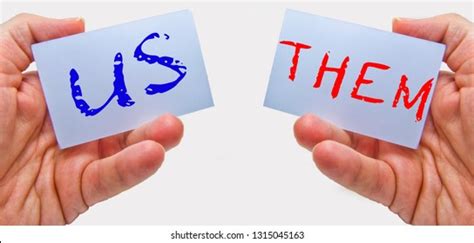 23 Us Vs Them Images, Stock Photos & Vectors | Shutterstock