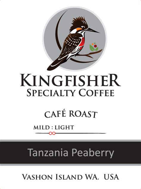 Tanzania Peaberry - Cafe Roast - Kingfisher Specialty Coffee