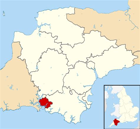 Plymouth Map - United Kingdom