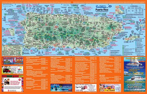 Puerto Rico Tourist Attractions Map - World Time Zone Map