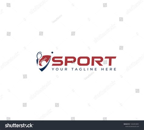 Tennis Club Logo Template Design Vector Stock Vector (Royalty Free ...