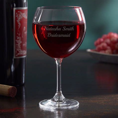 Personalized Red Wine Glass - 19oz