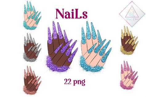 Long Nails Clipart