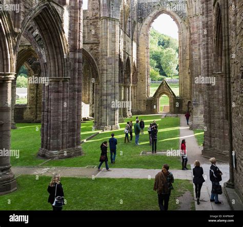 Tintern Abbey, Monmouthshire, Wales, United Kingdom. The abbey was ...