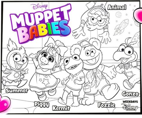 Muppet Babies Coloring Pages