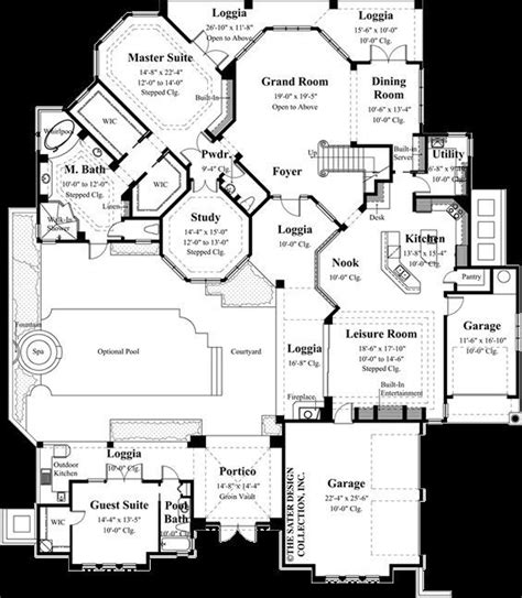 Luxurious Courtyard House Plan