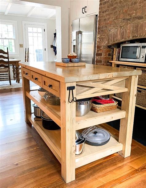 20+30+ Custom Farmhouse Kitchen Island