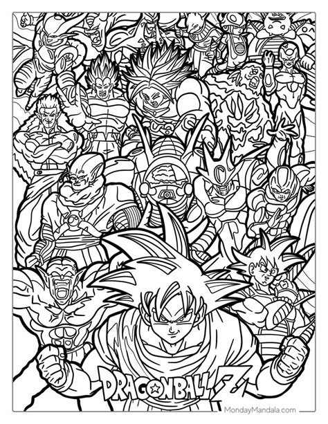 30 Dragon Ball Z Coloring Pages (Free PDF Printables)