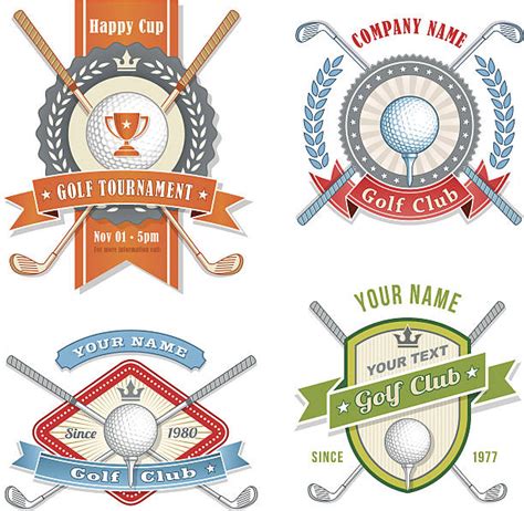 Golf Crest Illustrations, Royalty-Free Vector Graphics & Clip Art - iStock