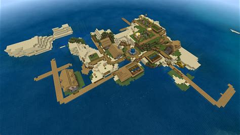 Top 10 Island Village Seeds for Minecraft Bedrock 2020 | Slide 9