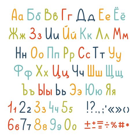 Cyrillic alphabet font - etpfetish