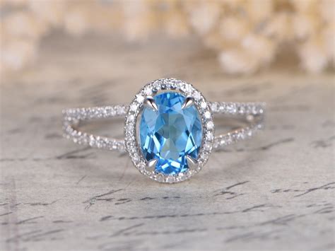 Blue Topaz Rings - Obsessed with November Birthstone Ring | JJ