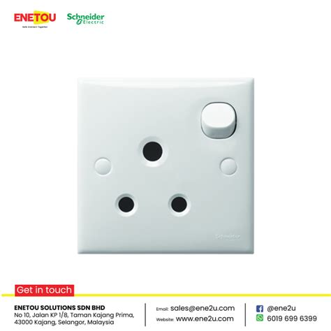 Ene2u.com | SCHNEIDER S-CLASSIC E15/15R SOCKET OUTLET