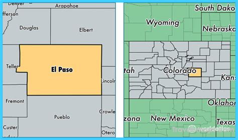 Map Of El Paso County Colorado - Maping Resources