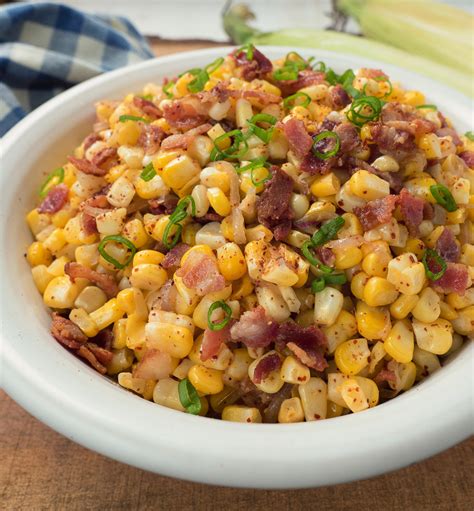 warm corn bacon salad - glebe kitchen