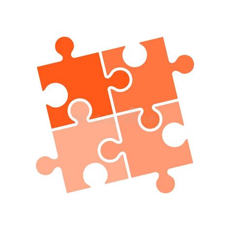 Puzzle Pieces. Teamwork Concept Stock Vector - Illustration of plan ...