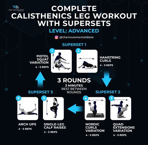 Calisthenics Leg Workout - Bodyweight Training Arena