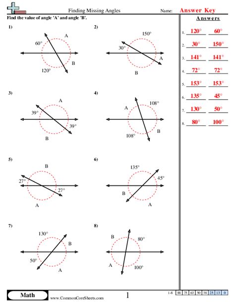 Angles Worksheets - Worksheets Library