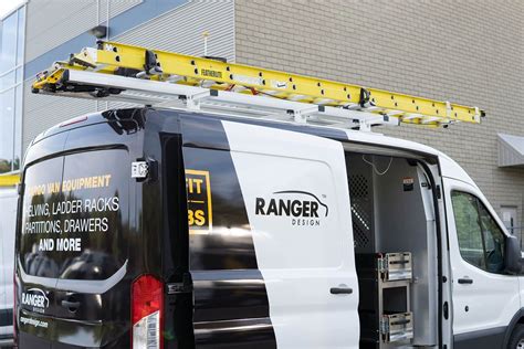 Heavy Duty Aluminum Ladder Racks for Vans - Ranger Design