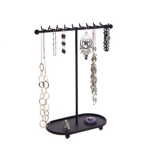 Angelynn's - Jewelry Organizer Hanging Tall Large Necklace Display Case ...