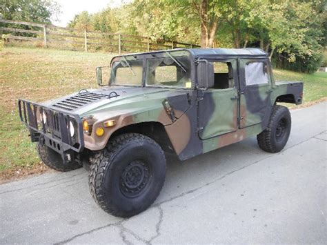 M998 MILITARY HMMWV ARMY 4DR H1 hummer W/ON ROAD TITLE - Surplus ...