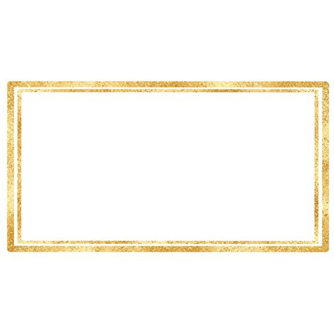 Gold Page Border White Transparent Square Gold Frame Border P – NBKomputer