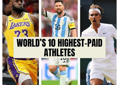 World’s 10 highest-paid athletes in 2023