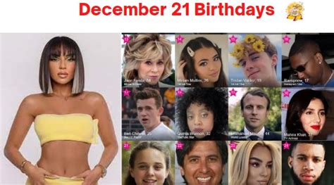 21 December Birthdays & What is Special On this Day Dec 21?