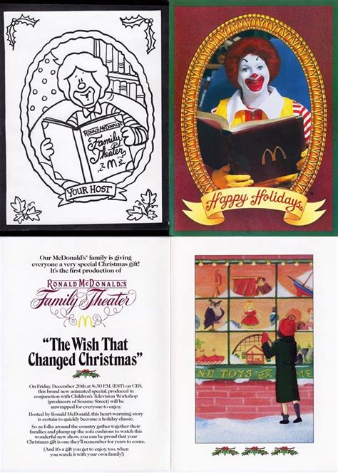 In 1991 “Ronald McDonald’s Family Theater” presented a CBS animated ...