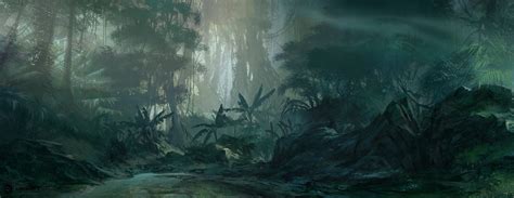 ArtStation - Dark Jungle, Herve Groussin aka Nuro