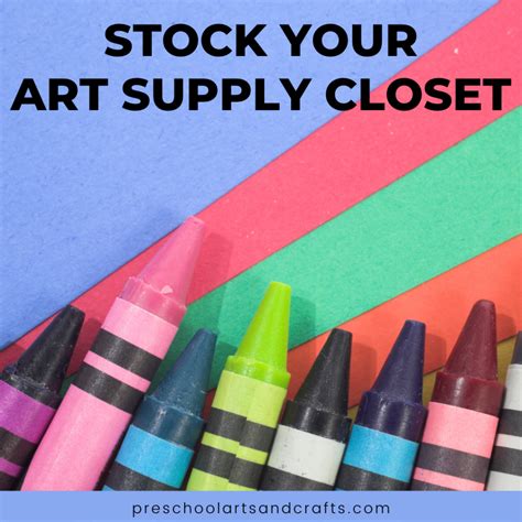 Preschool Art Supplies - Preschool Arts and Crafts