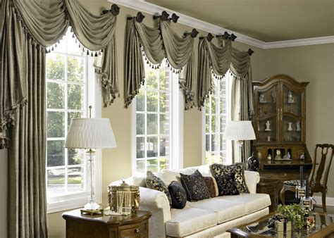 Living room curtains - 25 methods to add a taste of royalty to your ...