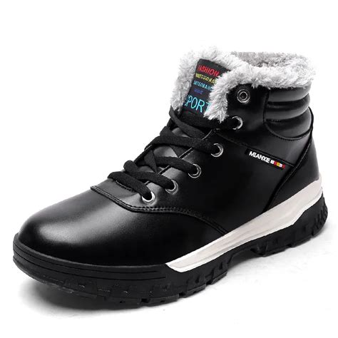 Onke Men's Winter Sneakers With Fur Big Size 48 Running Man Shoes Hot ...