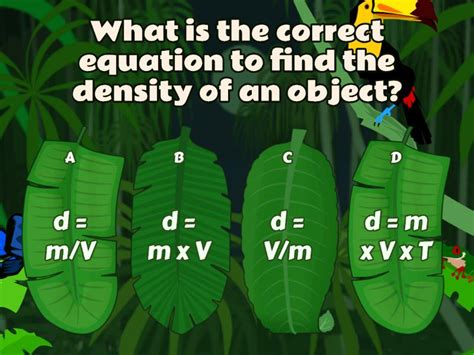 Density and Metric Conversions - Quiz