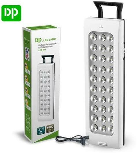 Dp LED Light DP-716 - Rechargeable Emergency Light - White ...