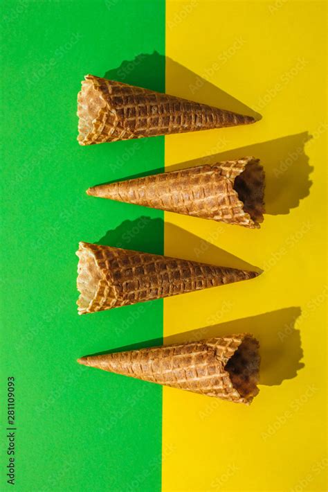 Ice cream cones Stock Photo | Adobe Stock