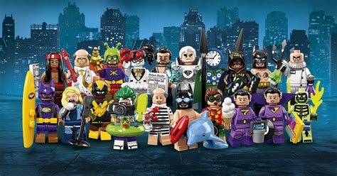 The lego batman movie minifigures set - lasopapars