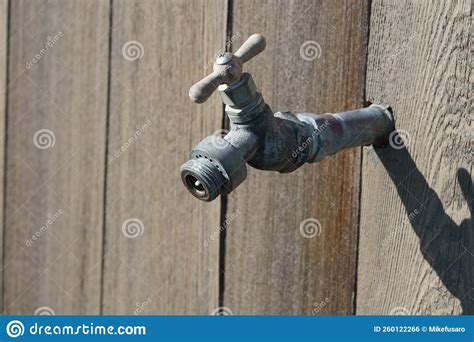 Old water spigot stock photo. Image of exterior, antique - 260122266