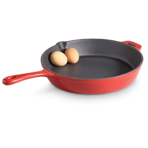 The Best Enameled Cast Iron Skillet - 233086, Cookware at Sportsman's Guide