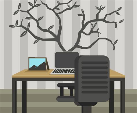 Tree Wall Art Vector Vector Art & Graphics | freevector.com