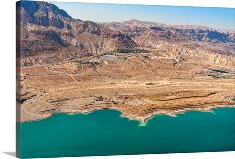 Observation of Dead Sea Water Level Drop, Dead Sea - Aerial Photograph ...