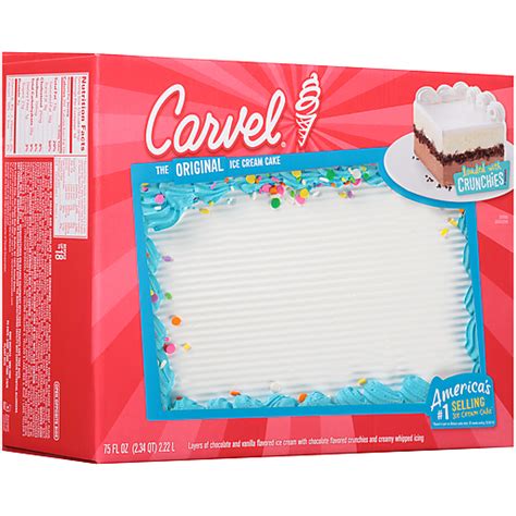 Carvel The Original Ice Cream Cake 75 fl. oz. Box | Ice Cream Cakes ...