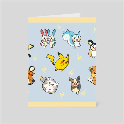 Electric Rodents - Pokemon, a card pack by Carrot - INPRNT