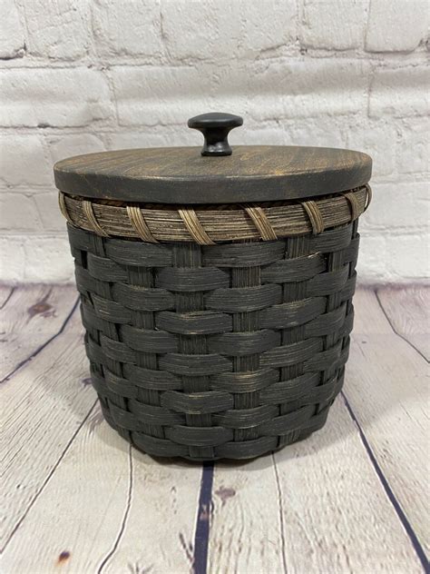 Toilet Paper Basket-basket With a Lid-painted Basket-storage - Etsy