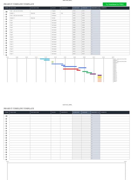 Project Timeline Template | PDF