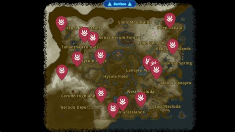 Zelda: Tears of the Kingdom lynel locations