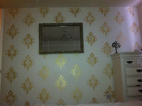 Bedroom wall stencil | Stencils wall, Bedroom wall stencil, Bedroom wall