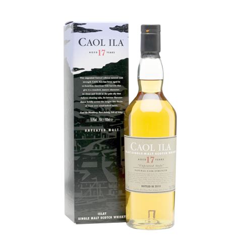 Caol Ila 17 Year Unpeated Islay Scotch Whisky – Town & Country ...