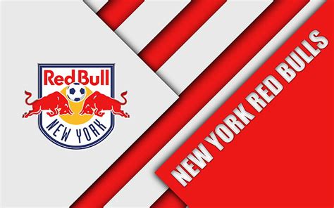 Hd Wallpaper Soccer New York Red Bulls Emblem Logo Mls Wallpaper