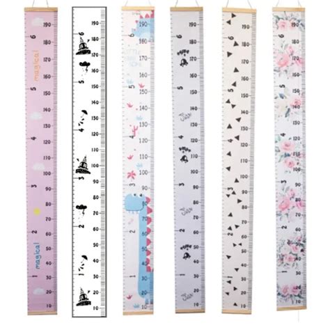 KIDS METER WALL Chart Height Growth Measuring Ruler Baby Nursery Decor ...